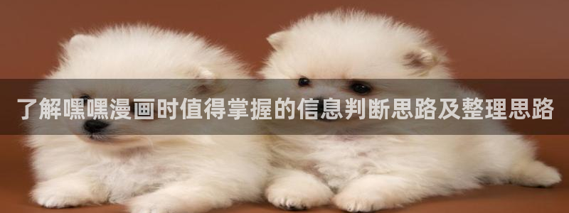 免费漫画漫画新作:了解嘿嘿漫画时值得掌握的信息判断思路及整理思路